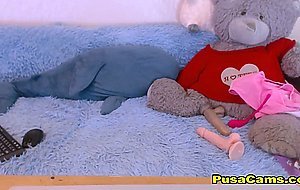 18 Sexy Brunette Teen Hello Sister CAUGHT Masturbating