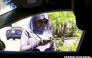Busty arab chick Aaliyah Hadid blackmailed into having anal with FBI agent