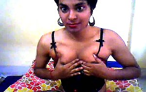 Cute tgirl plays with her beautiful body