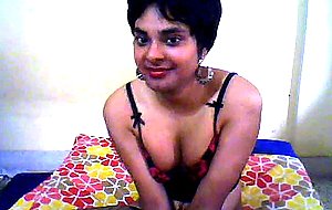 Cute tgirl plays with her beautiful body