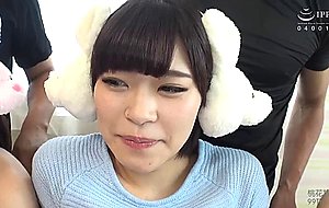 Gorgeous asian triplets getting fucked in an orgy