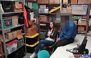 One Female Thief is to Two Hunky Officers with Horny Dicks