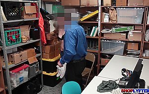 One Female Thief is to Two Hunky Officers with Horny Dicks