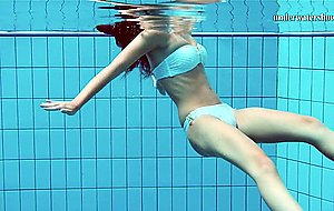 Hot tits and shaved pussy underwater hd vid