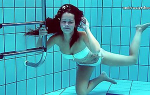 Hot tits and shaved pussy underwater hd vid