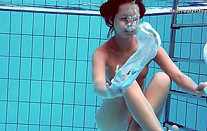 Hot tits and shaved pussy underwater hd vid