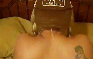 Blonde milf fucked her young sons cock 