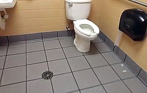 Pissing in a sink 