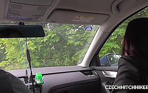 Hot brunette picked up and fucked intense