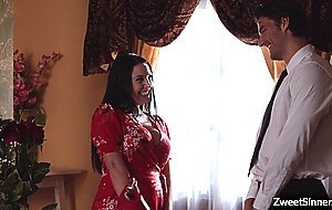 Valentines day fuck with Angela White and Jay Smooth