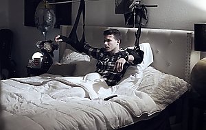 Kit Mercer sucked Codeys cock til he burst a sticky load of cum
