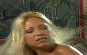 Blonde mature slut fucking with a younger man