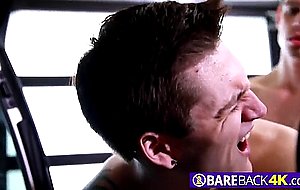 Fat cock stretching tight butt 