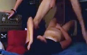 Exciting riding her boyfriend
