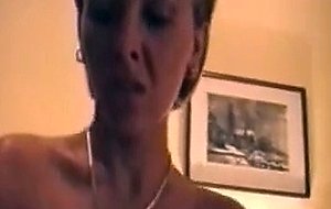 Cock is deep in maman taut slit!