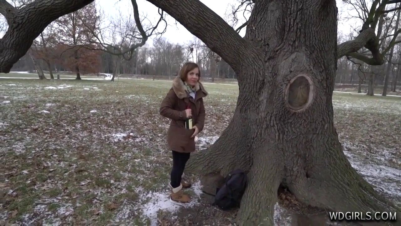 A warm stream on bare skin