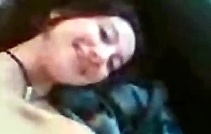 Girl gets fucked in a car