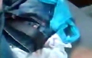 Girl gets fucked in a car