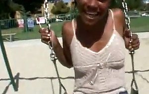 Ebony teen cali caramel