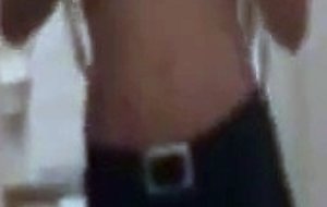 Horny blonde milf masturbating