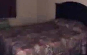Bbw fucked on bed wearing heels