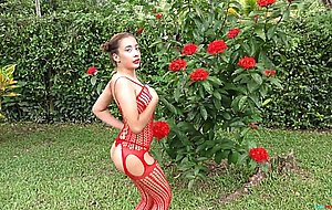 Azly model in red — 