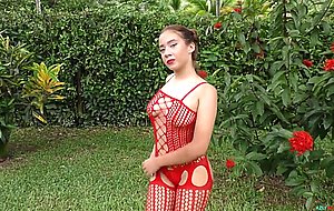 Azly model in red — 