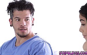 Harmony Wonder pops out her teen pussy for her horny stepbrother