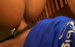 Latina blows and fucks a stranger in the bathroom
