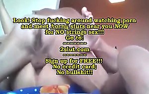 Chubby redhead fingering her phat pussy