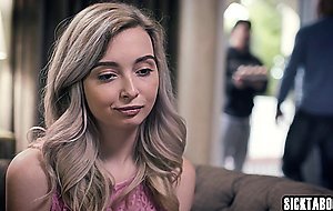 Blonde teen knows how to satisfy stepdad with big cock