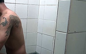 Straight latino gets an offer in the shower for pov sex