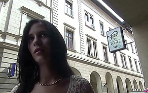 German scout 18yr old small teen seduce to fuck at casting