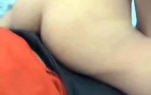 Sexy blonde naked lily lap grinder pov