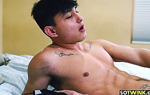 Stunning Zayn Parker strips off naked and masturbates hardcore