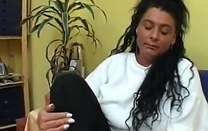 Milf brunette slut with big tits sucking intense cock and getting fucked