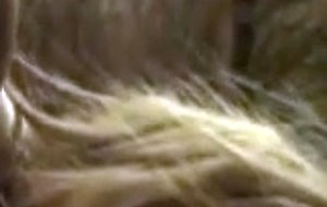 Blonde slut fucked at party