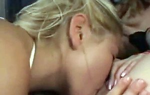 Muff munching milfs threesome