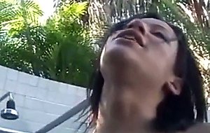 Busty latina hottie sucking & fucking