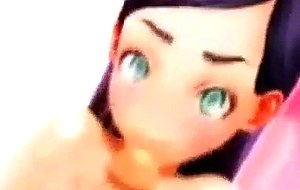 Cute 3d animated hentai tittyfucked