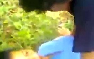 Schoolgirl fuck outdoor