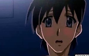 Busty hentai fucking and cumming all body