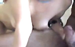 Lover couple enjoy having honey love making session
