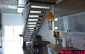 Duncan shares his big cock and room to his stepsis Honey