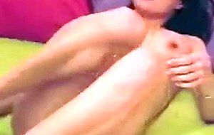 Amateur solo camgirl super deep anal 