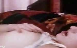 Naughty brunette gets a horny orgasm