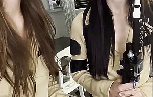 Ghost hunting stepsister Jazmin Luv and BFF Andi Rose slimed by bros prank