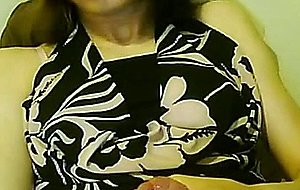 Teen ladyboy stroking on cam