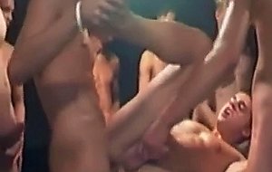 Barebacking and cocksucking teen orgy