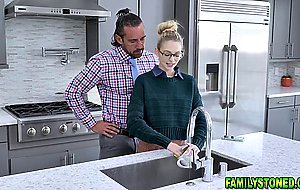 Stepdad giving his stepdaughter that sexual punishment